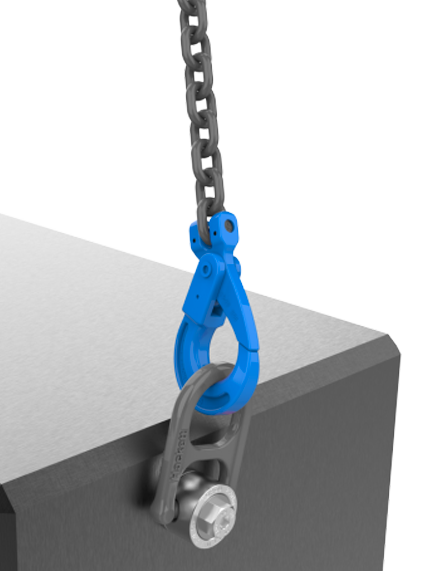 Hack10 self locking hook in use